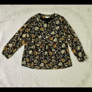 CJ Banks Floral Tunic Top EUC size XL